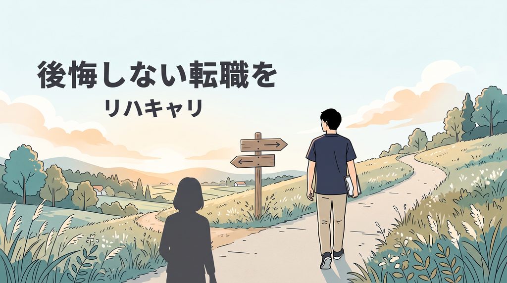 リハビリ職の転職を後悔なく進めるための道しるべのイメージ