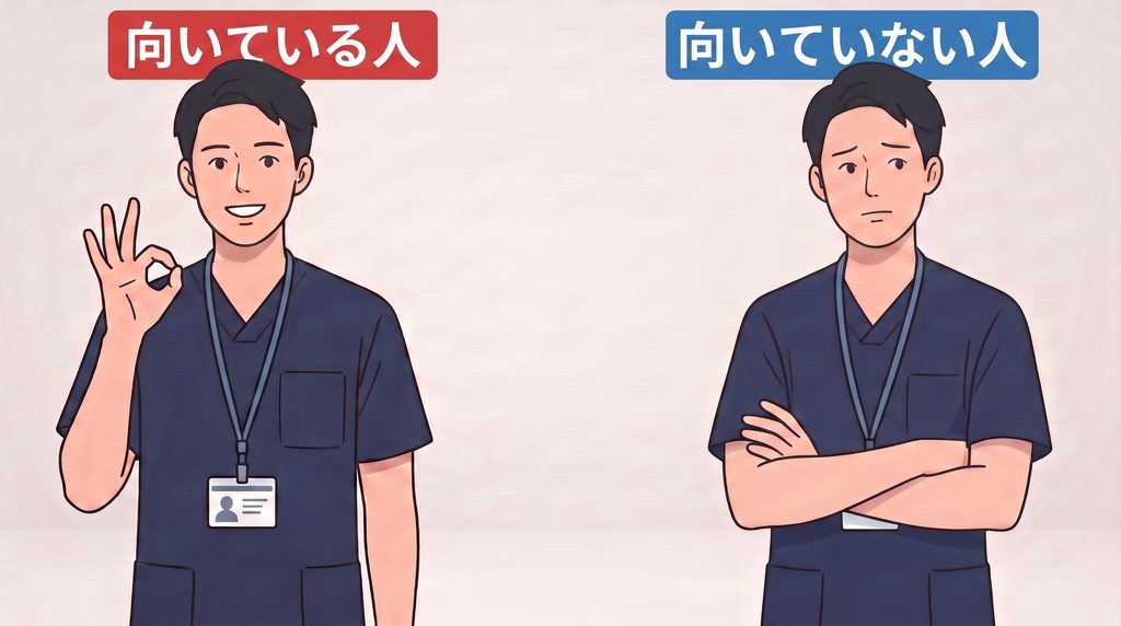 レバウェルリハビリが向いている人、向いていない人を示す